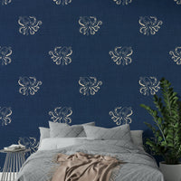 Wallpaper for coastal or nautical interiors
