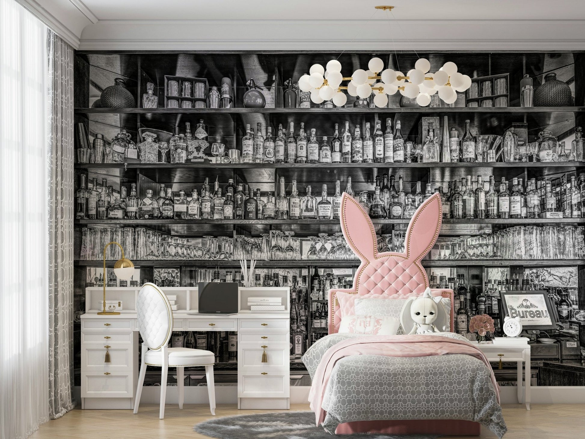 Classic pub wall mural for home interiors, GD1885