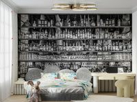Rustic wooden bar wall design for living room, GD1885