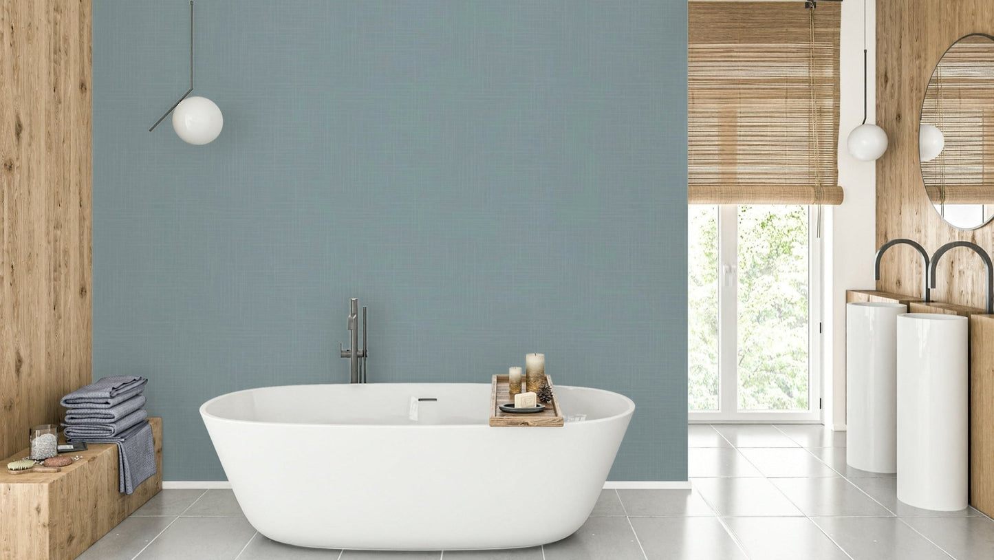 A wall mural featuring a textured, vintage canvas look.

