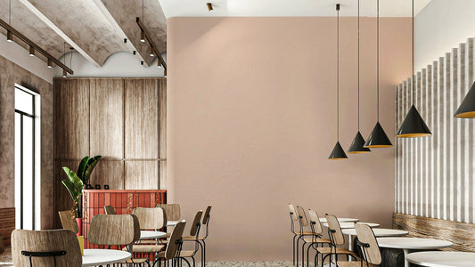 The colors are muted and soft, with a uniform cream tan tone.

