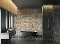 Subtle imperfections and visible mortar lines.

