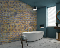 Detailed and authentic depiction of aged brickwork.

