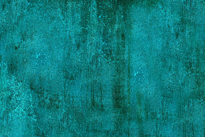 Turquoise Rustic Concrete Texture Wallpaper Mural