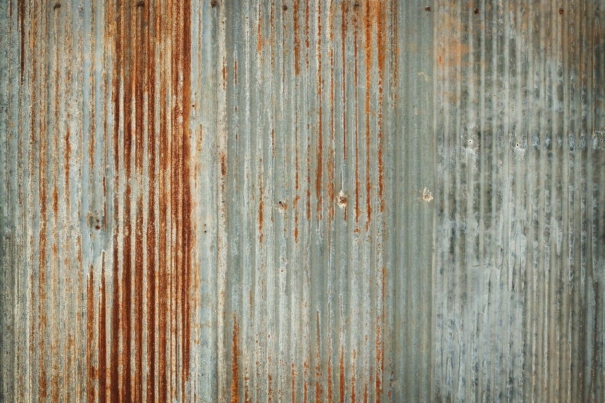 Faux Rust Metallic Wallpaper Mural