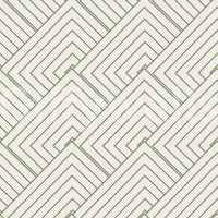 A seamless pattern of geometric olive elements on a wall

