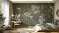 Nature Inspired Floral Wall Mural

