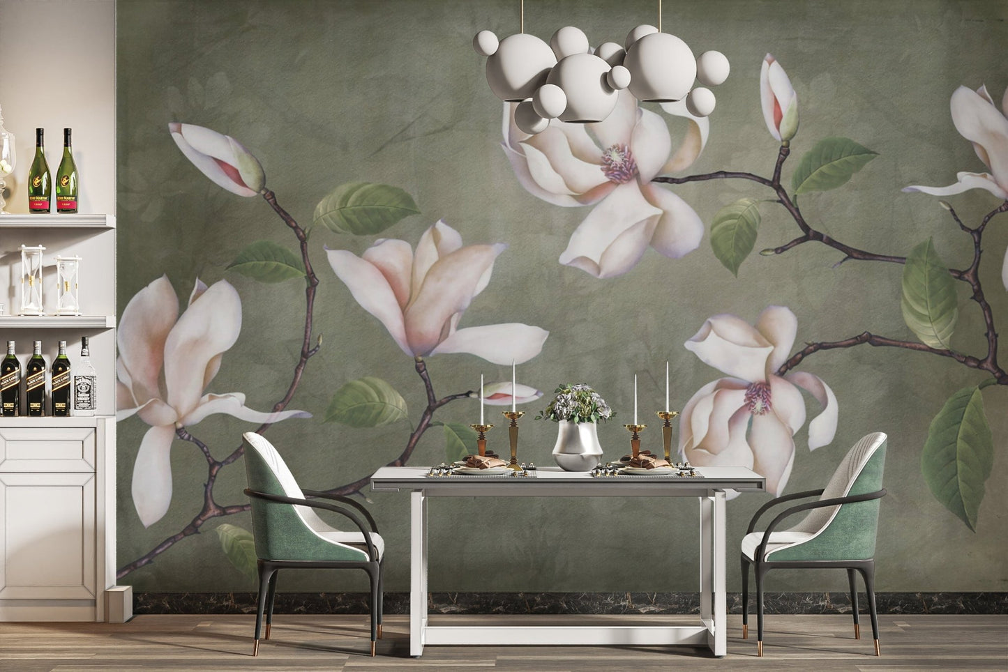 Delicate Petal Floral Wallpaper Design
