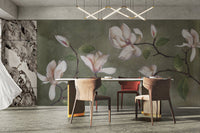 Luxury Blossom Floral Wallpaper Mural
