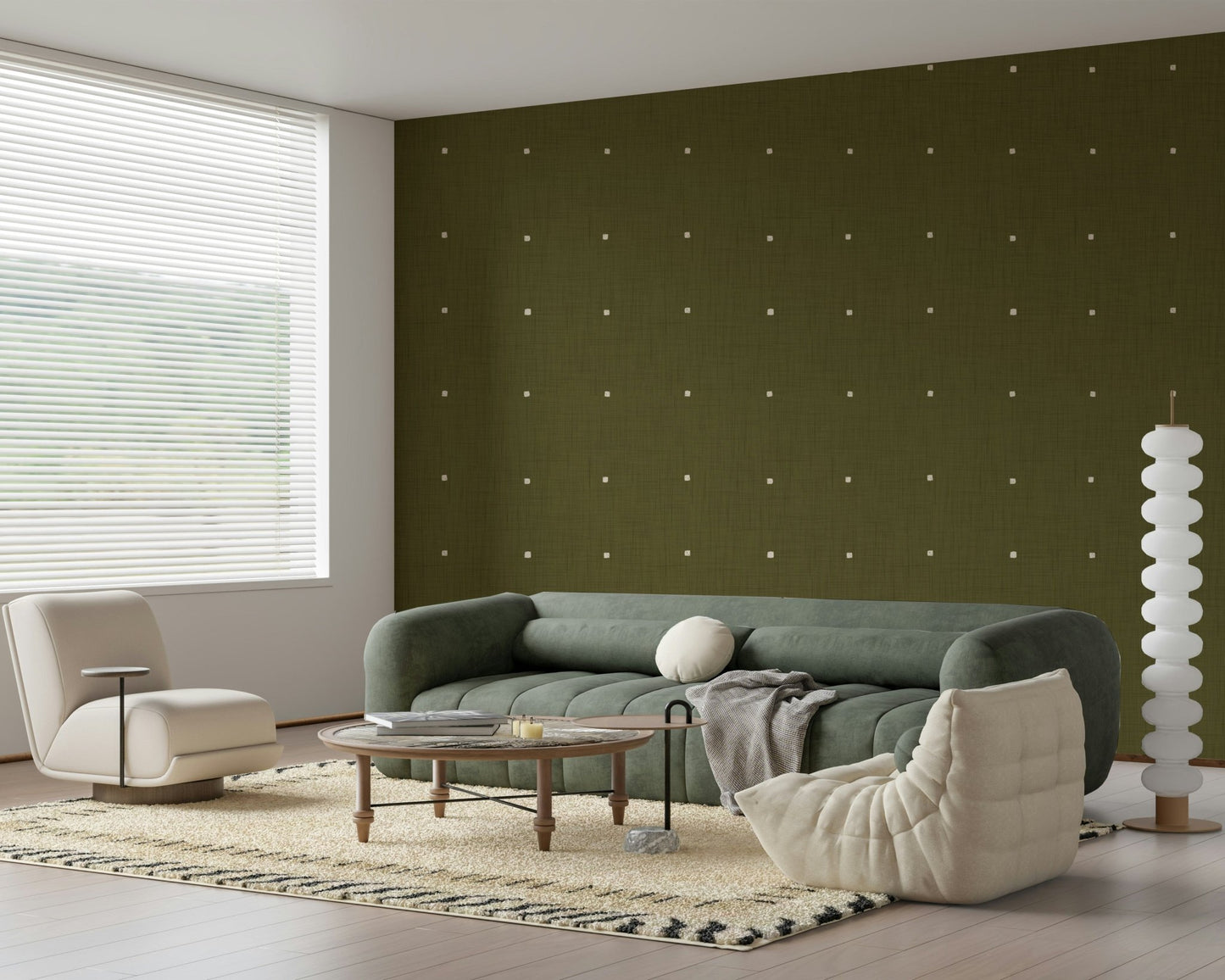 Olive Grove Texture Wallpaper⁠