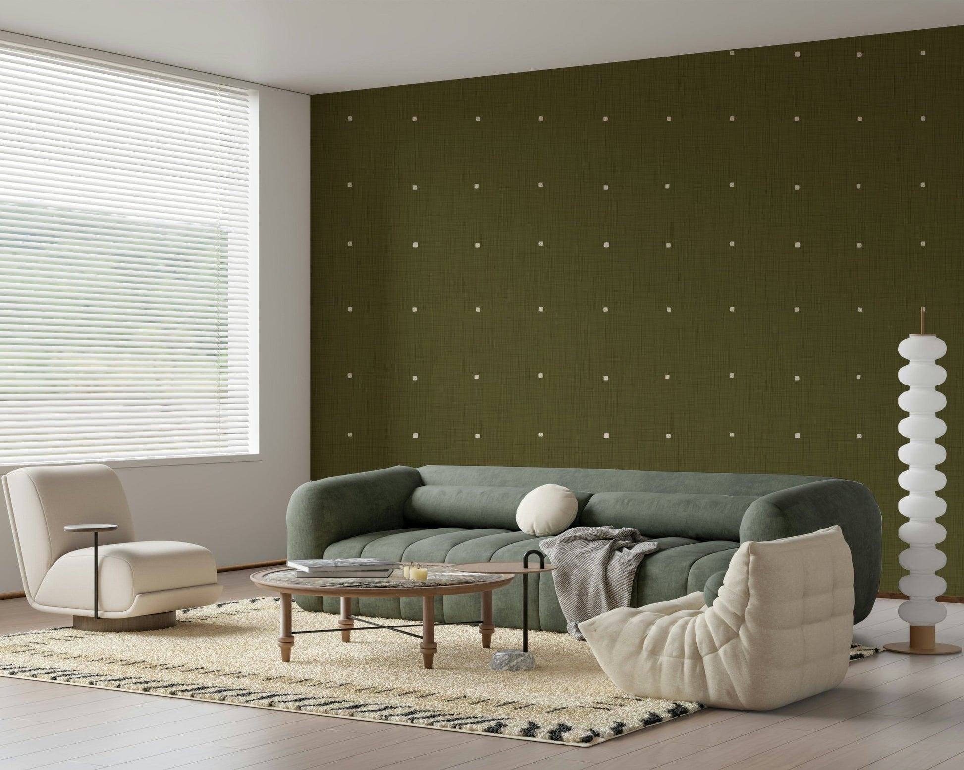 Olive Grove Texture Wallpaper⁠