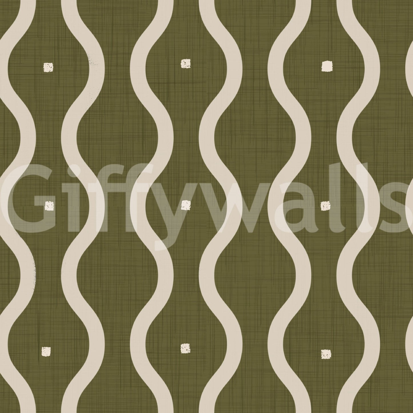 Olive Grove Waves Wallpaper⁠