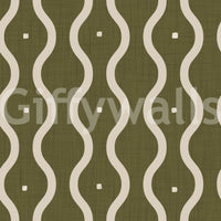 Olive Grove Waves Wallpaper⁠