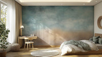 Soothing Ombre Cloud Wall Mural for a peaceful bedroom C468