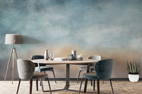 Create a serene dining experience with ombre cloud wall mural C468