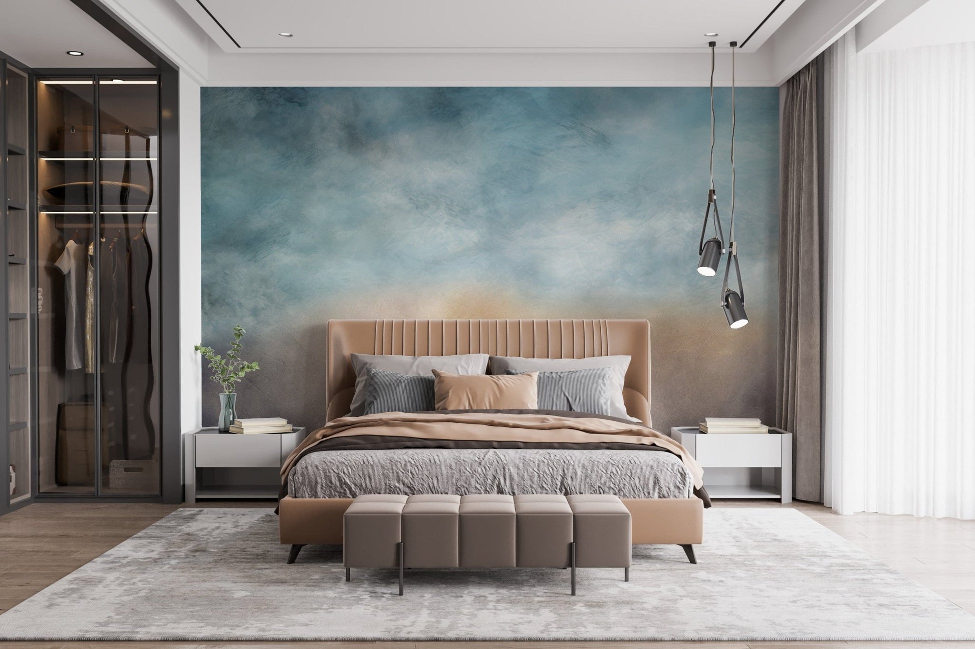 Ombre Cloud Wall Mural - Giffywalls C468