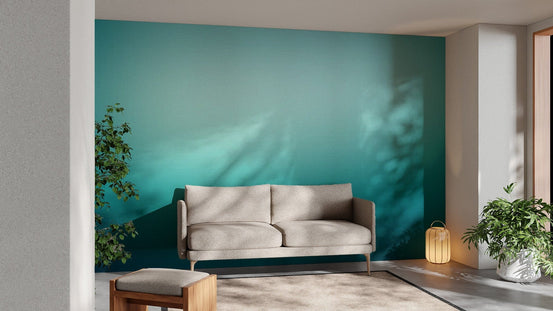 Vibrant ombre green wallpaper with a natural gradient effect. Ombre-02