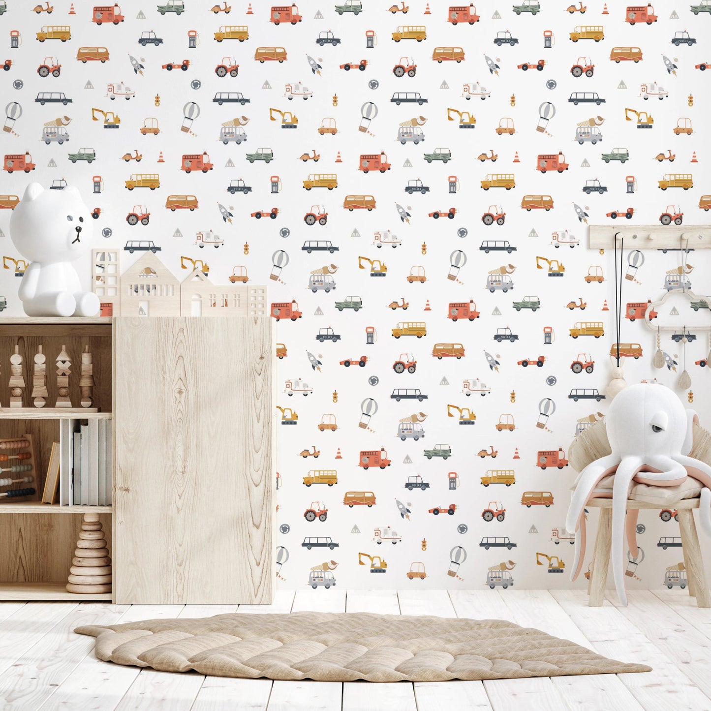 On the Go Vehicles Wallpaper⁠