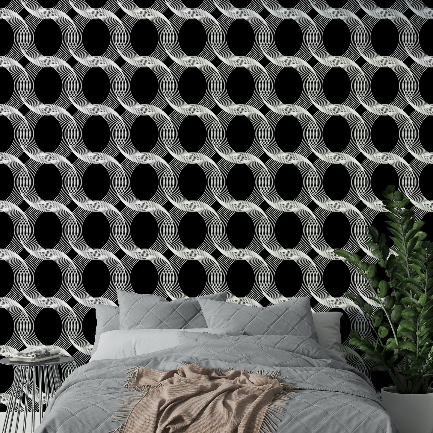 The style is artistic and abstract.
