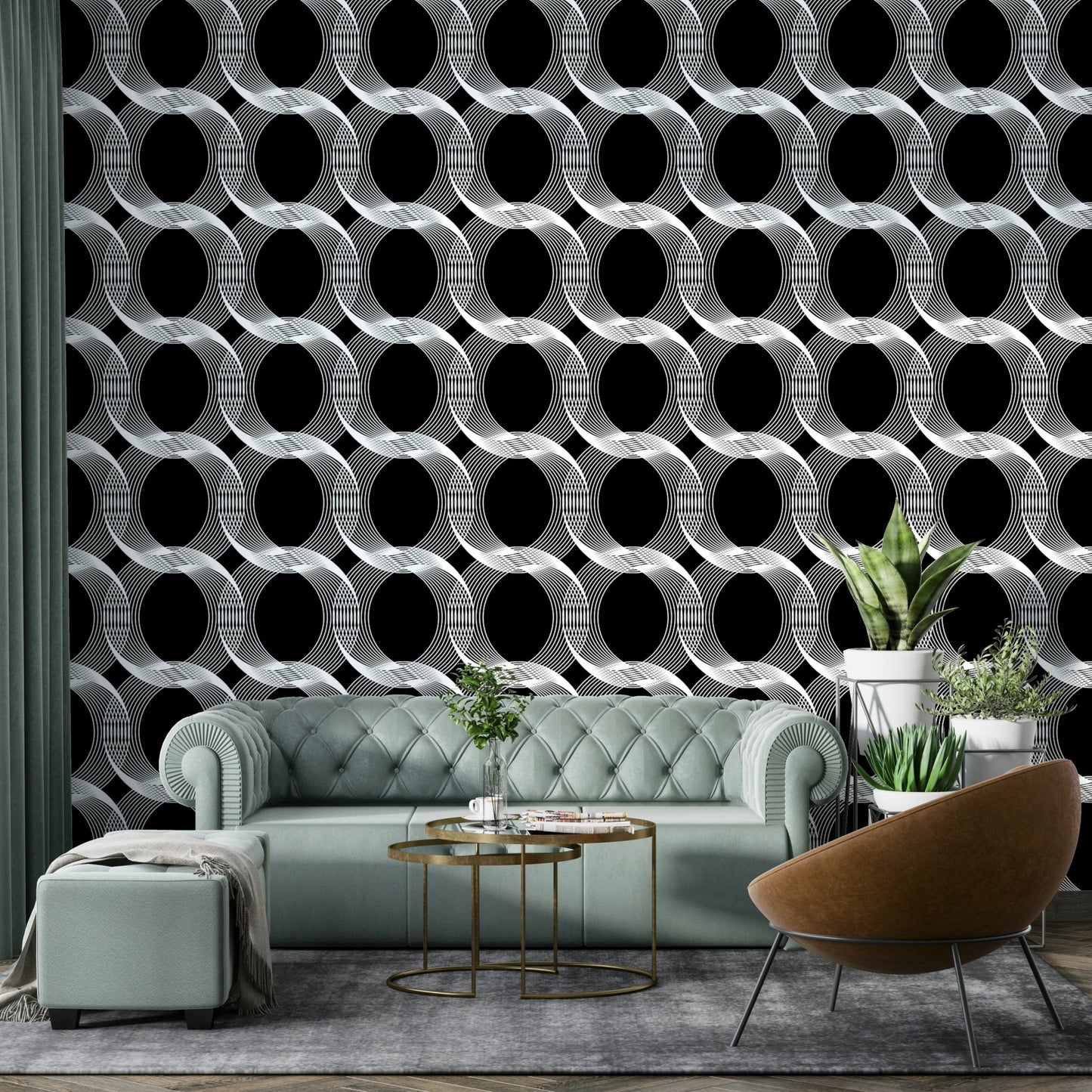 The design is both simple and visually dynamic.

