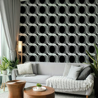 The colors are subtle and minimalist, like shades of gray, beige, and white.

