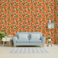 Fresh nature-inspired wall mural
