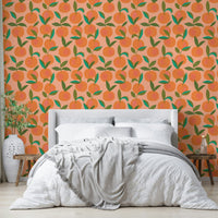 Rustic style wallpaper design
