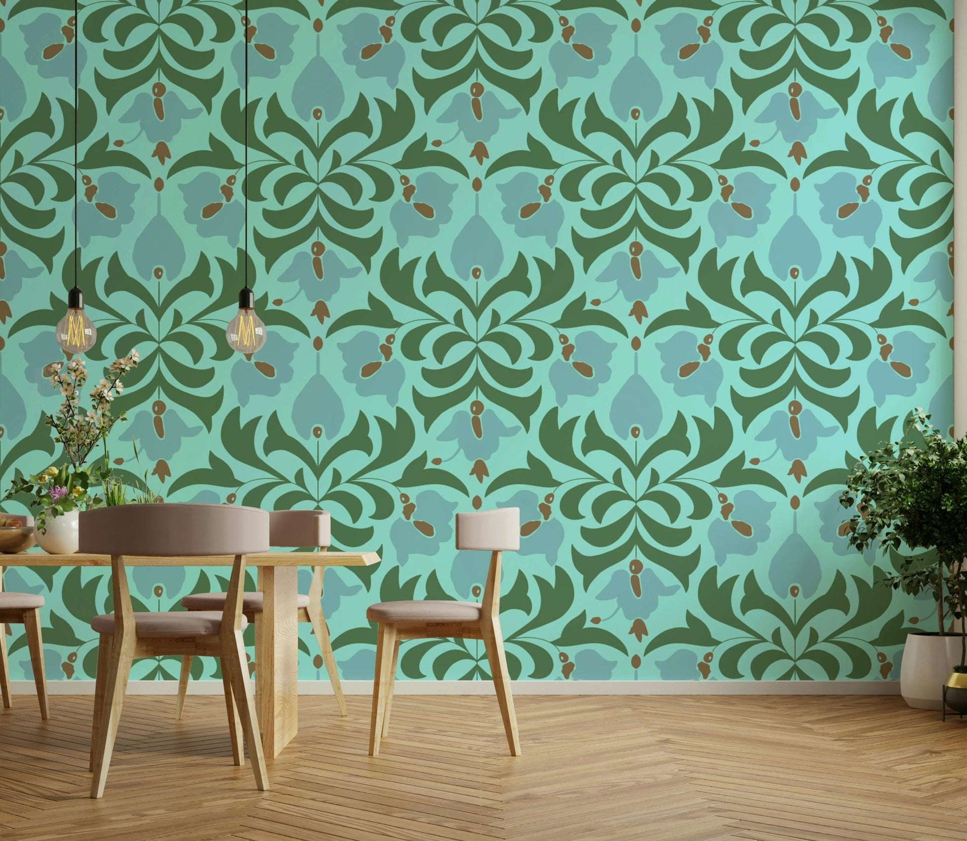 Provides a graceful and artistic backdrop.
