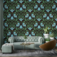 Captures the essence of a beautifully serene garden's lingering presence.
