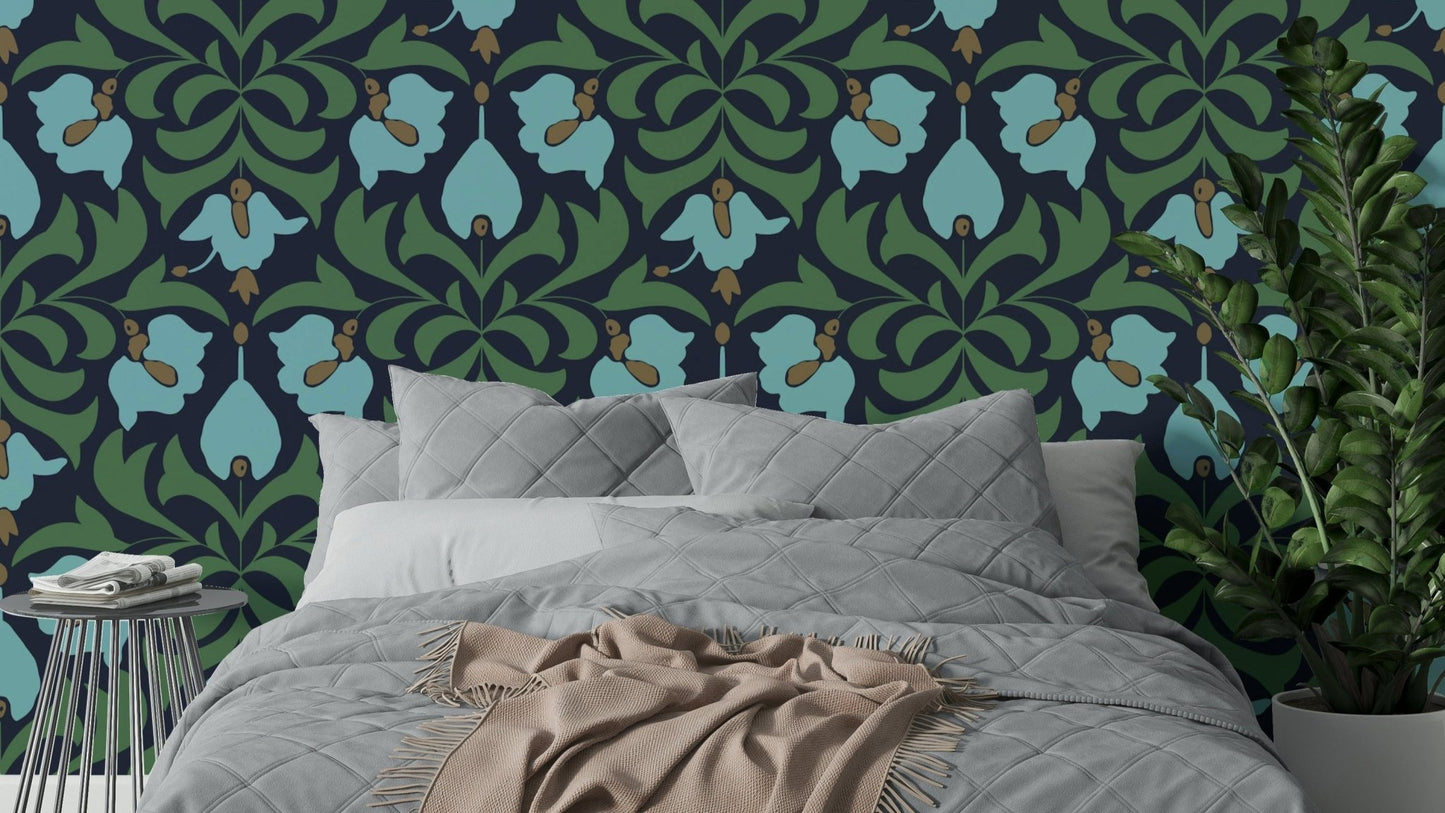 It gives a feeling of luxurious sophistication and inviting comfort.
