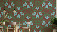 Features intricate and delicate floral and botanical designs.
