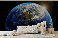 Orbital Dawn Wall Mural