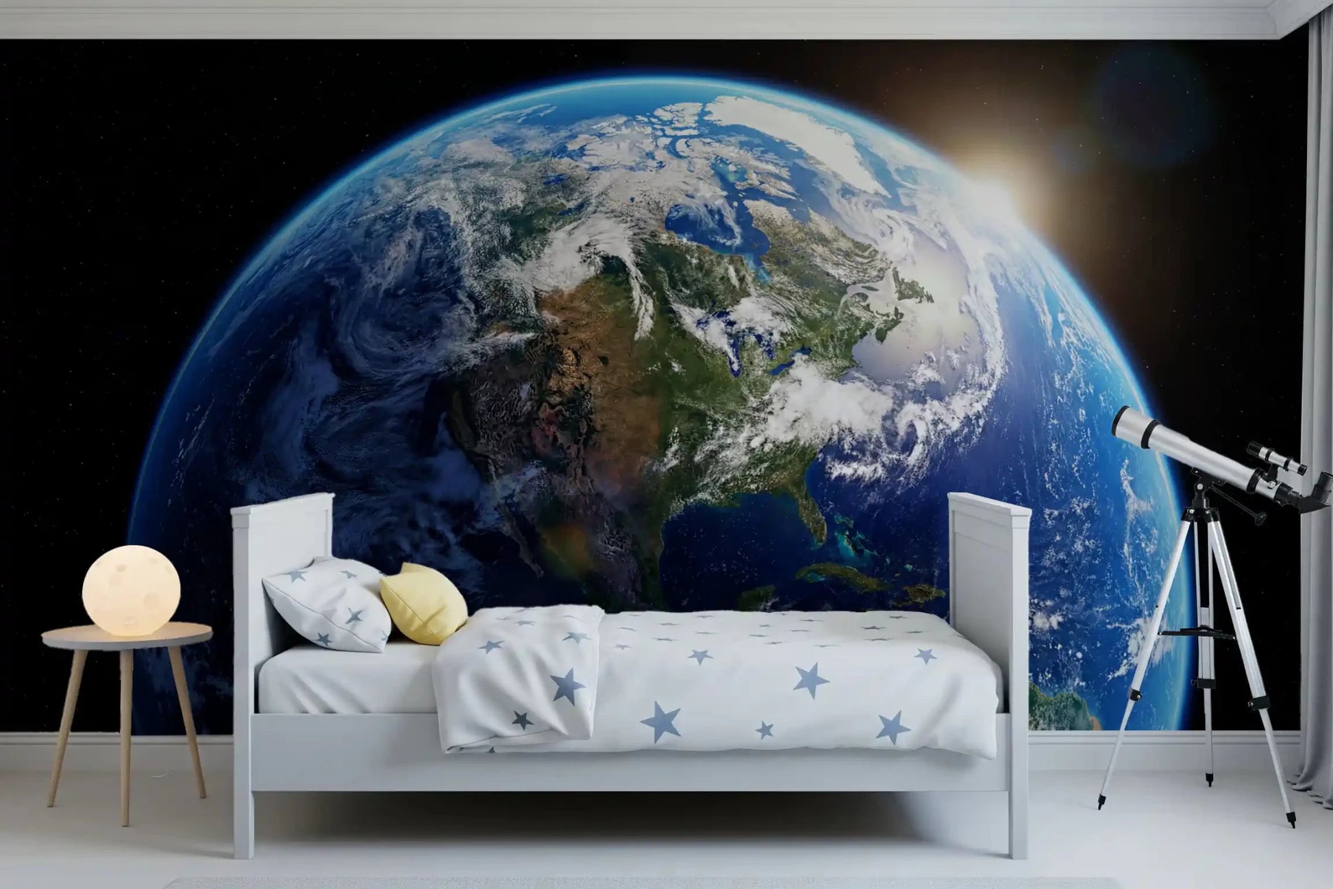 Orbital Dawn Wall Mural