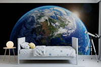 Orbital Dawn Wall Mural