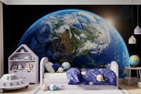 Orbital Dawn Wall Mural