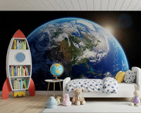 Orbital Dawn Wall Mural