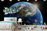 Orbital Dawn Wall Mural