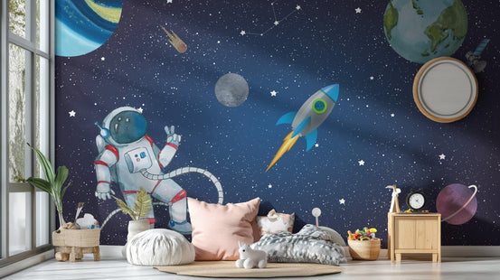Orbiting Dreams Space Expedition Mural, B903