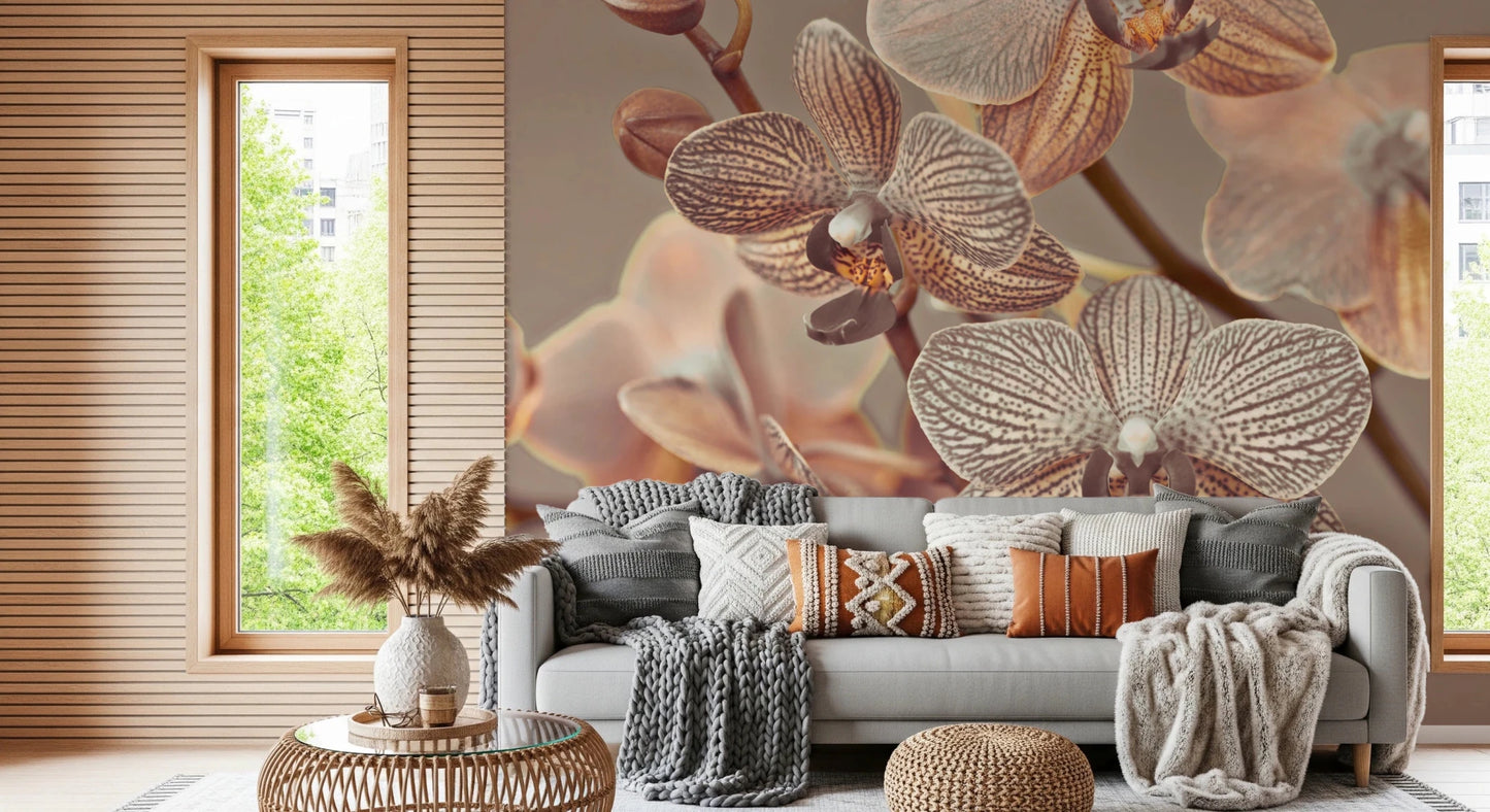 Orchid Whisper Wall Mural
