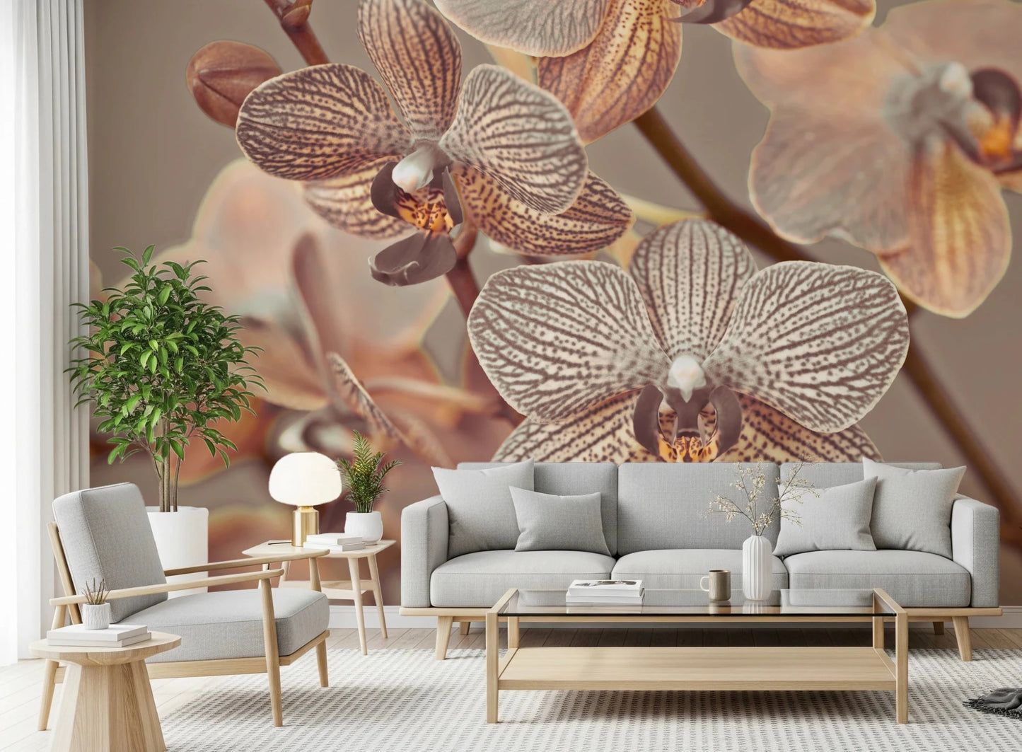 Orchid Whisper Wall Mural