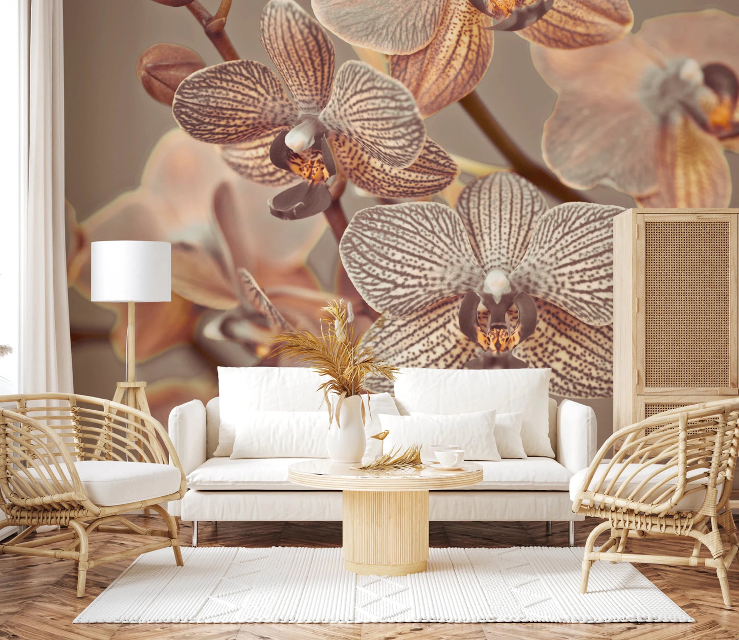 Orchid Whisper Wall Mural