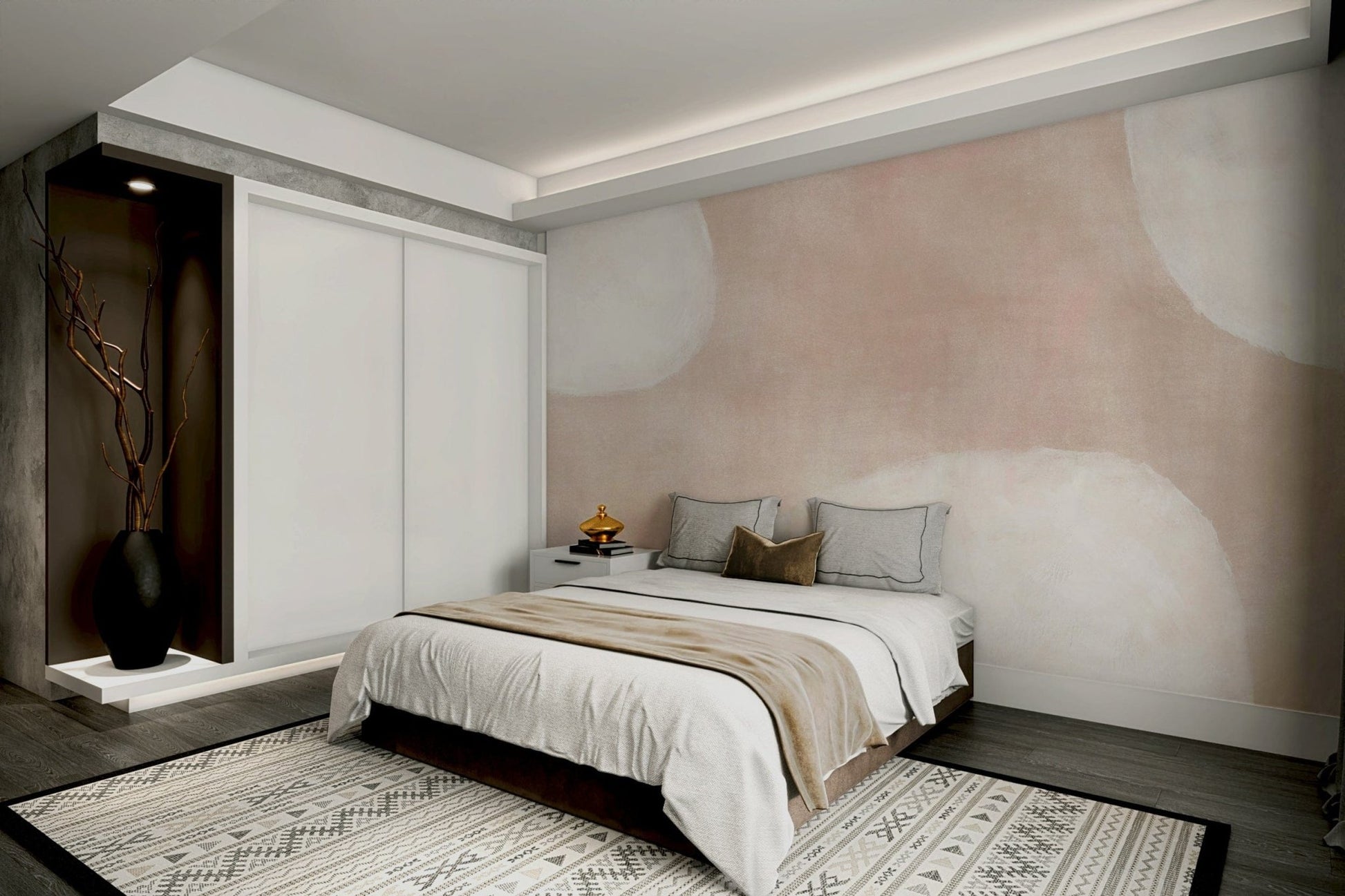 Minimal abstract shape wall art

