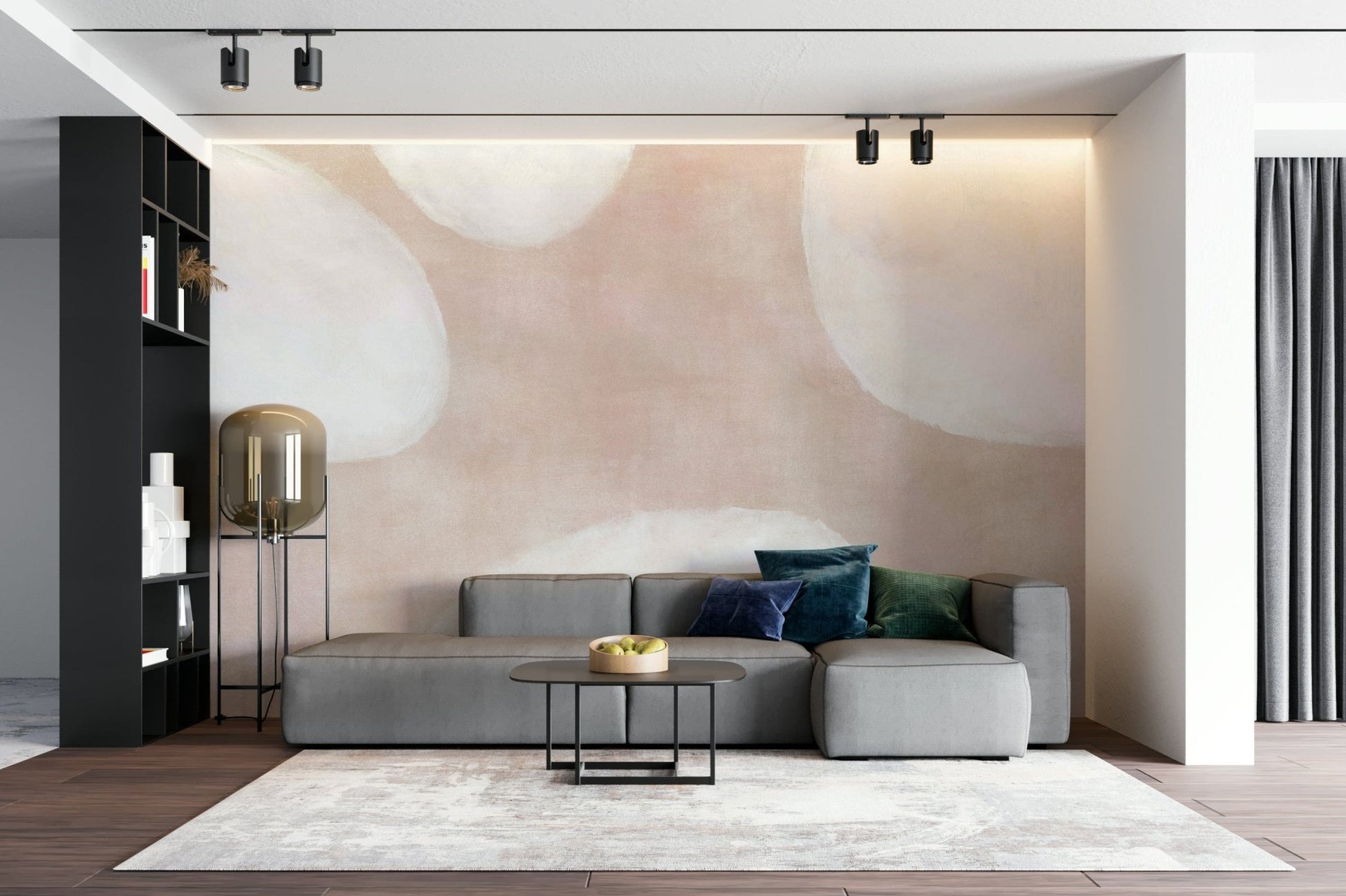 Calm abstract shapes for walls

