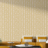 Brush stroke minimalist wallpaper mustard yellow


