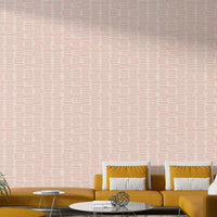 Organic brush stroke pink wallpaper design

