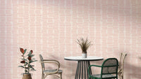 Minimalist pink boho brush stroke wallpaper

