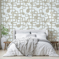 Modern room with Organic Connections wallpaper

