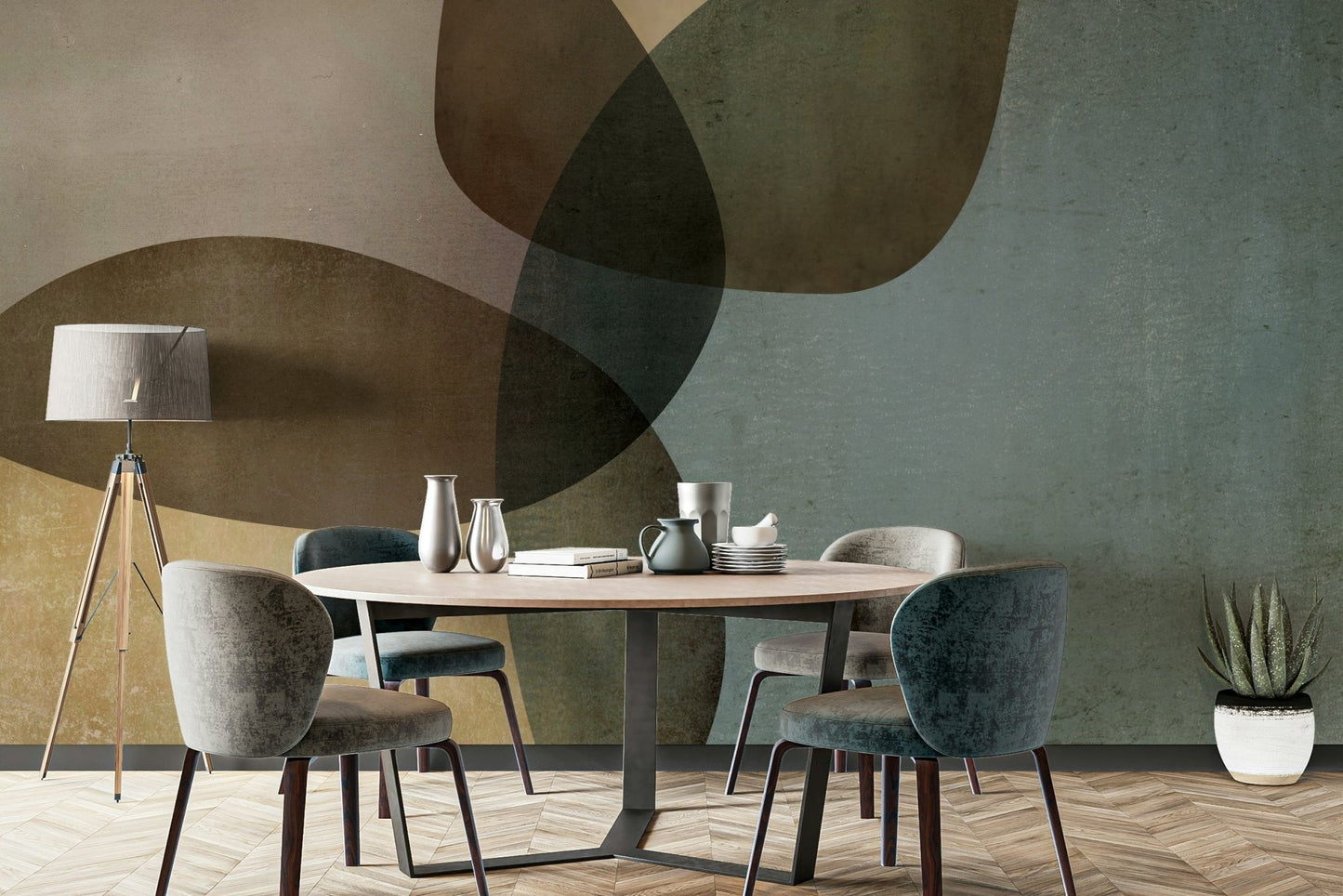 The overall mood is quiet and serene.

