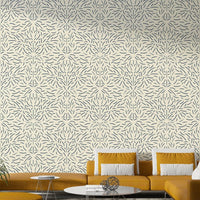 Subtle organic flow wallpaper for a natural ambiance.


