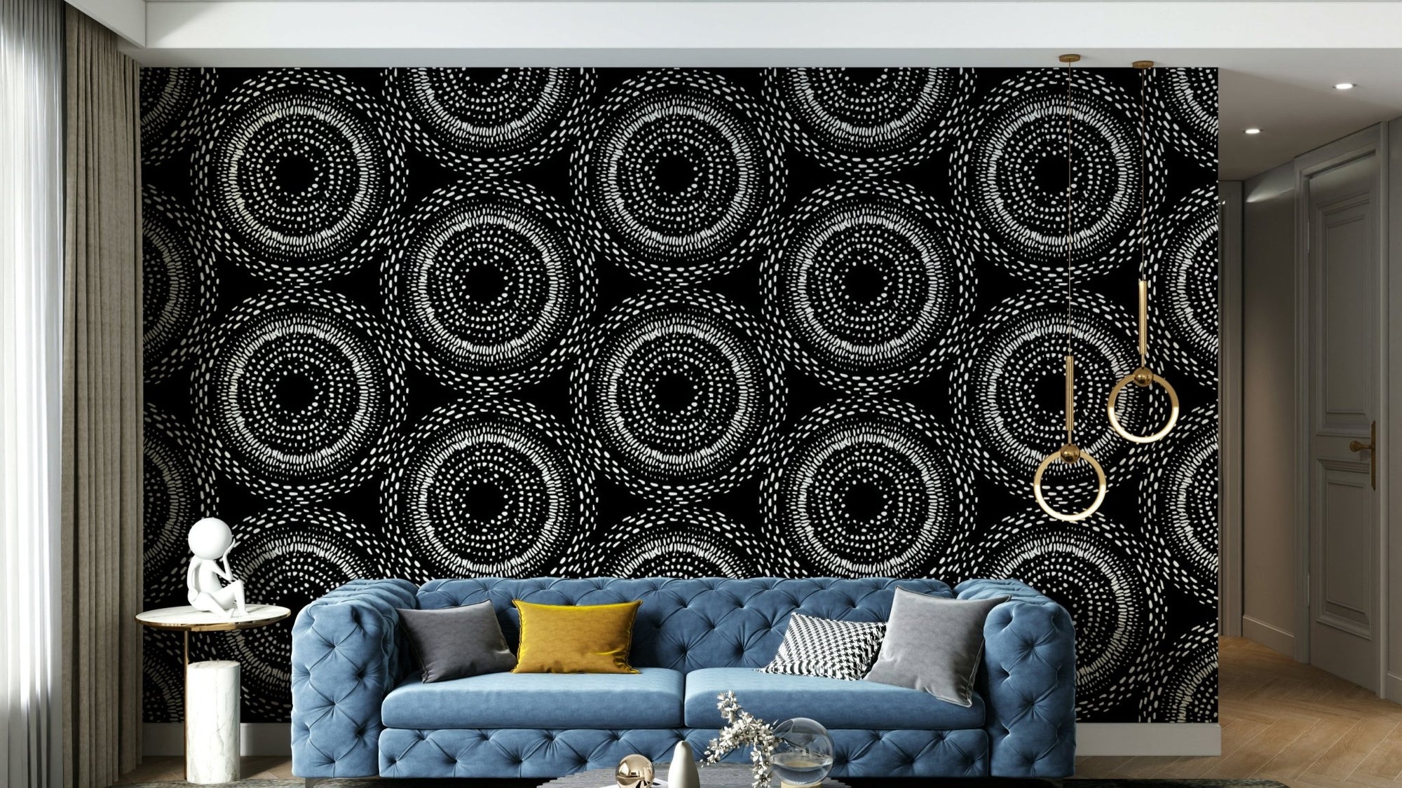 Organic Opulence Wallpaper with luxurious texture., GD2091